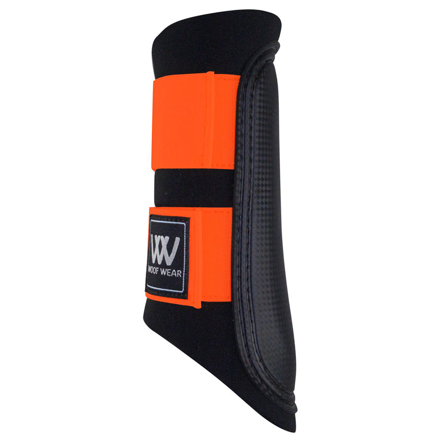 Small Woof Wear Horse Sport Brushing Boot Full Coverage Strike Pad Orange - Uhorse