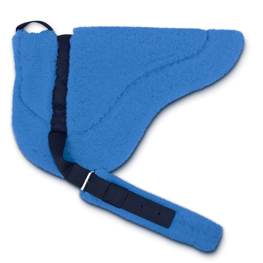 Horse Size Cool Back Standard Bareback Pad Polyester Fiber Blue - Uhorse