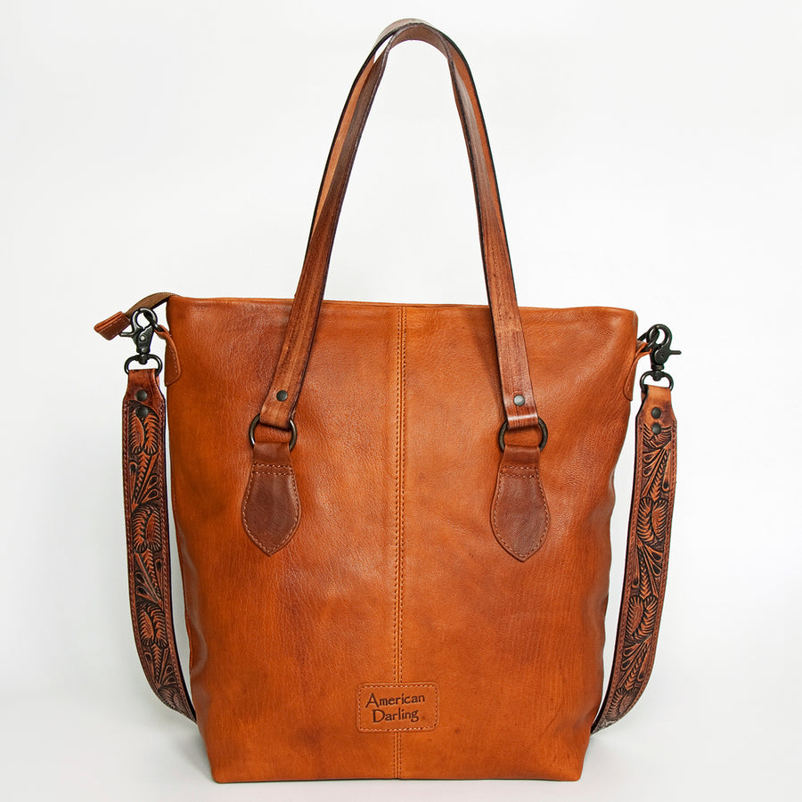 Ameran Darling Women's Crossbody Bag Western Hand Tooled Genuine Leather Handbag and Ladies Purse