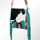 American Darling Cross Body Saddle Blanket Hair On Genuine Leather Western Women Bag| Handbag Purse | Crossbody Bag for Cute