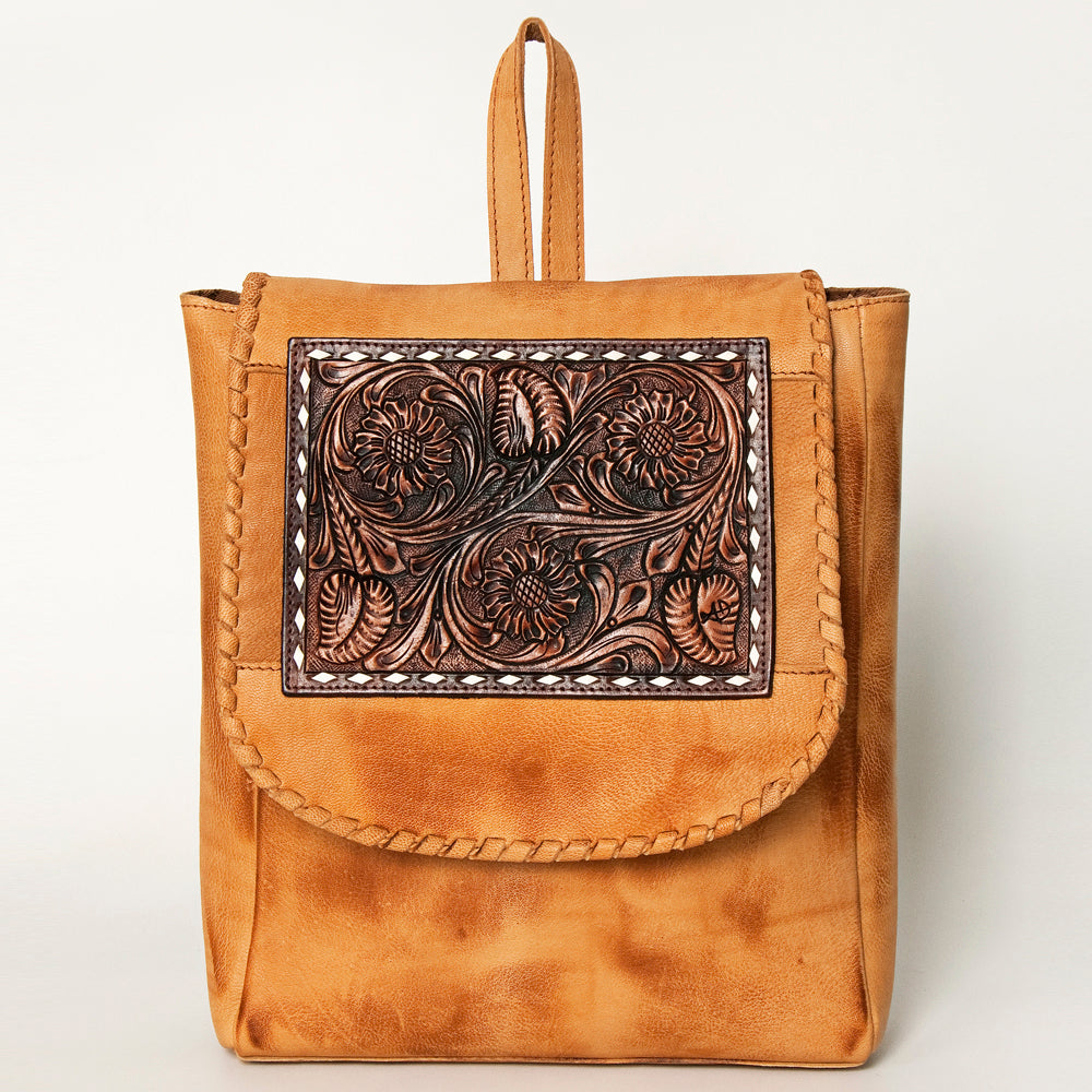 American Darling Backpack Hand Tooled Genuine Leather Western Women Bag Handbag Purse | for Laptop School