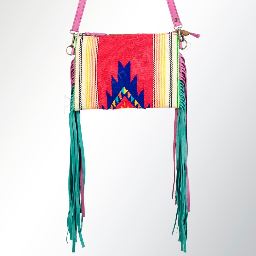 American Darling Cross Body Saddle Blanket Genuine Leather Western Women Bag Handbag Purse | Crossbody for Cute