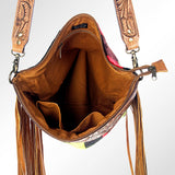 American Darling Cross Body Saddle Blanket Genuine Leather Western Women Bag Handbag Purse | Crossbody for Cute