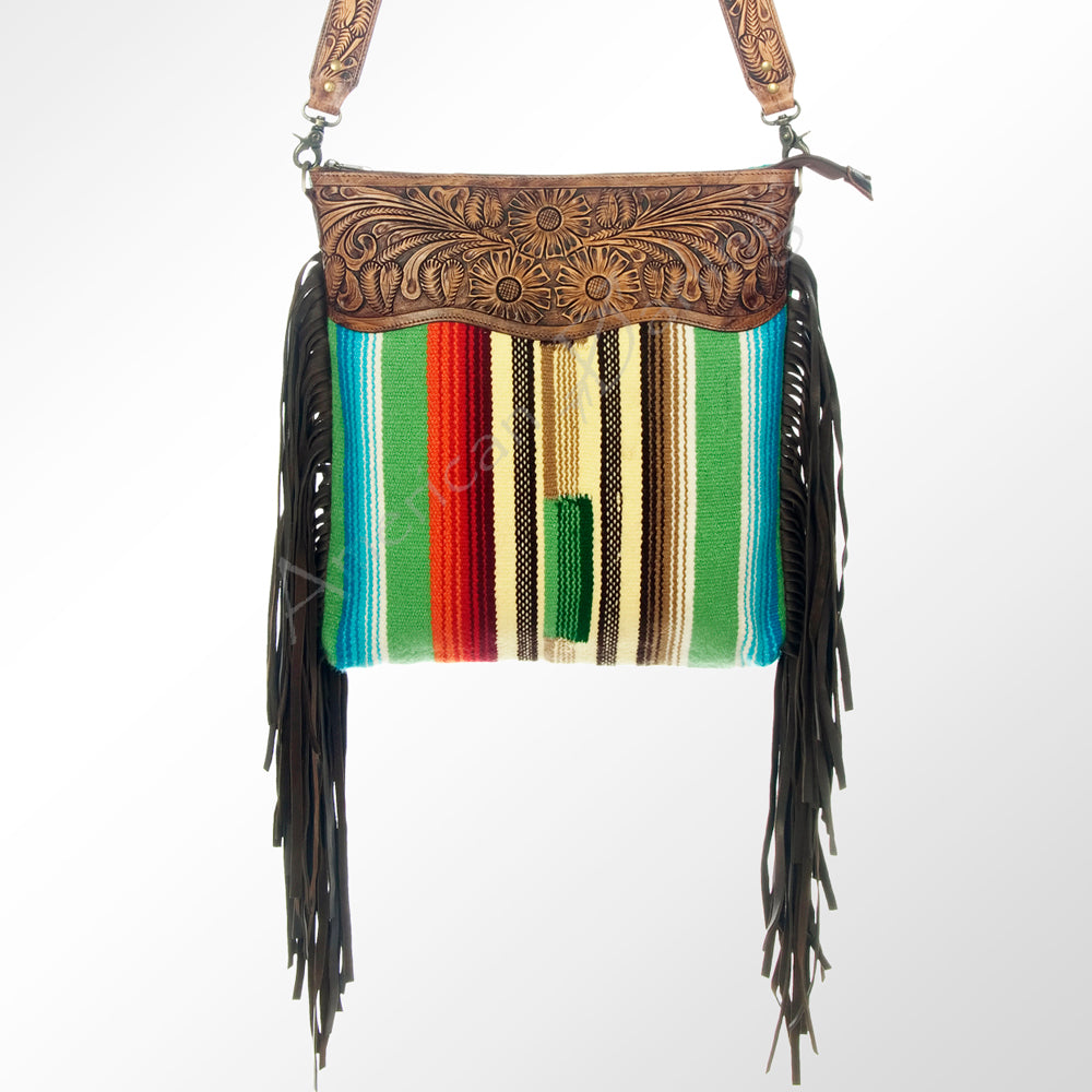 American Darling Large Crossbody Hand Tooled Saddle Blanket Genuine Leather Women Bag Western Handbag Purse | Cute