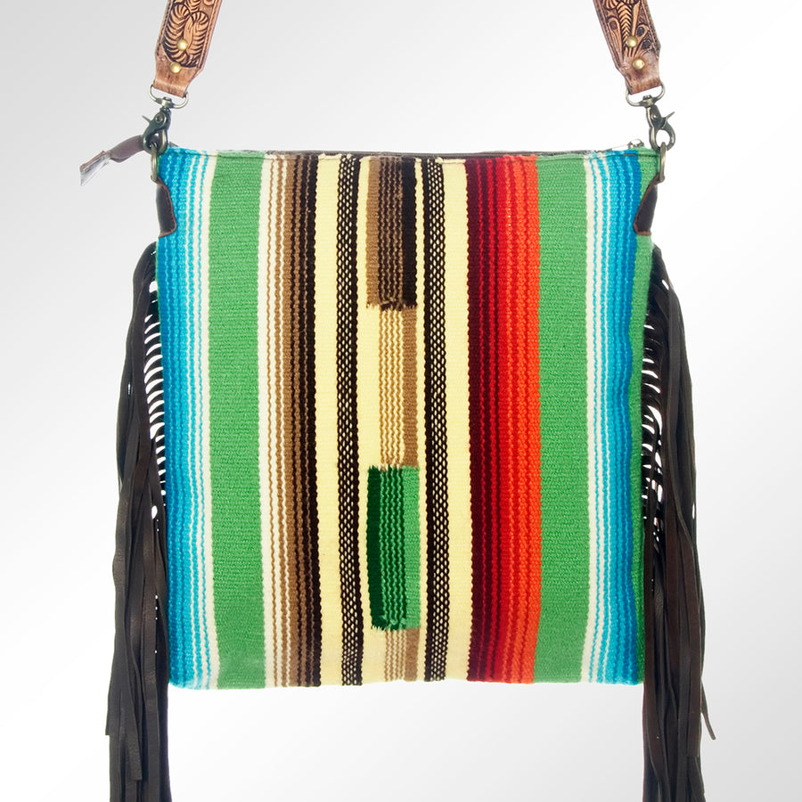 American Darling Large Crossbody Hand Tooled Saddle Blanket Genuine Leather Women Bag Western Handbag Purse | Cute
