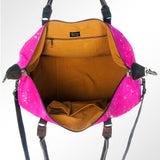 American Darling Duffel Hair On Genuine Leather Western Women Bag | Handbag Duffle Weekend Travel Bags for