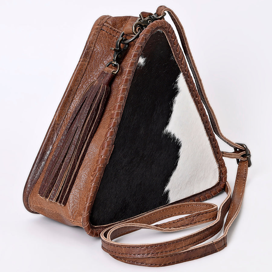 American Darling Cross body Bag Hand Tooled Floral Carved Genuine Leather Western Purse with YKK Zipper