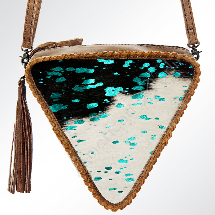 American Darling Cross body Bag Hand Tooled Floral Carved Genuine Leather Western Purse with YKK Zipper