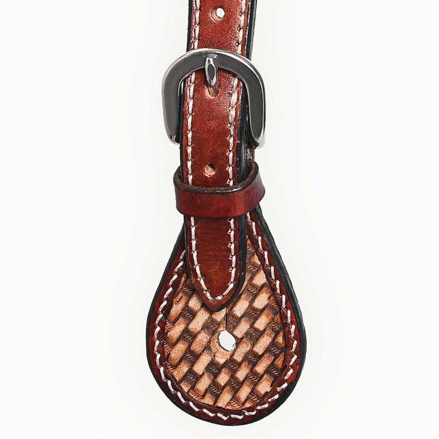 Bar H Equine Leather Spurs Straps for Adults Western Womens Spur Horse Riding Barrel Racing Show and Rodeo Strap Adult Women