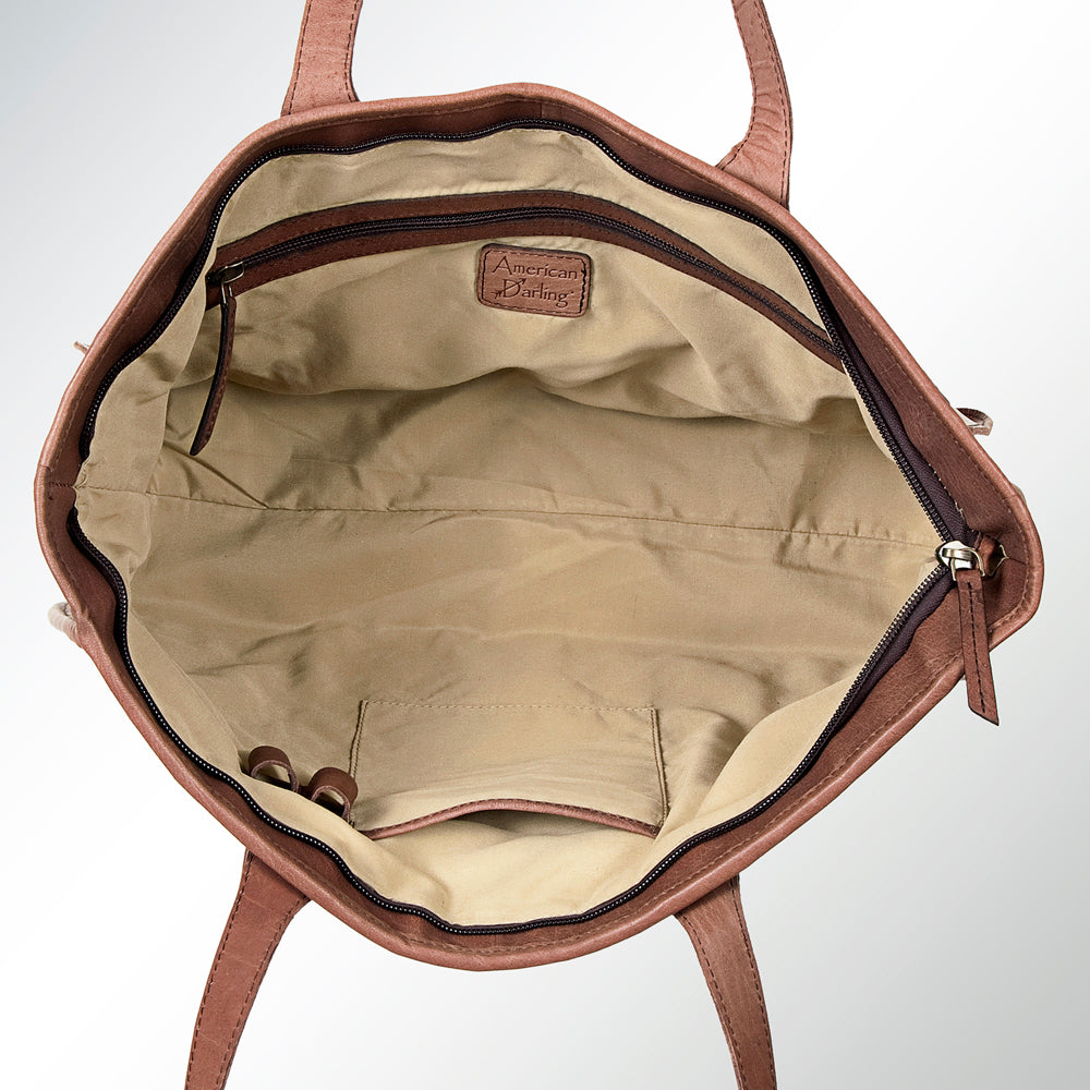 American Darling Tote Full Grain Genuine Leather Western Women Bag Handbag Purse | Travel Bags College Casual