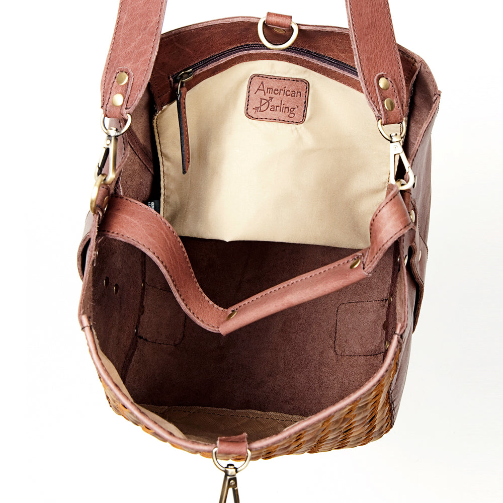 American Darling Tote Full Grain Genuine Leather Western Women Bag Handbag Purse | Travel Bags College Casual