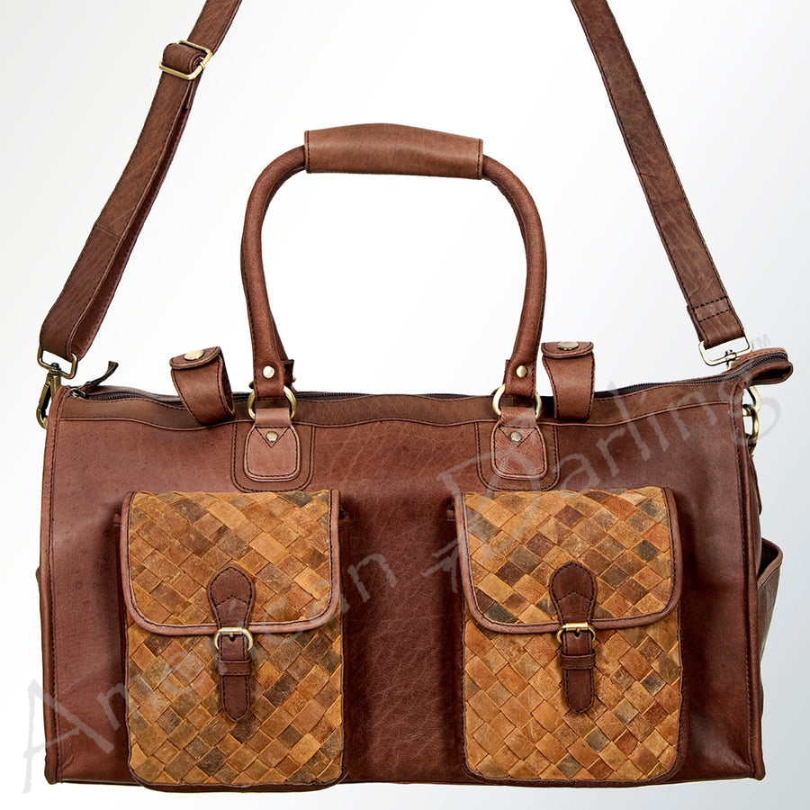 American Darling Women's Duffel Bag Western Full Grain Genuine Leather Handbag and Ladies Purse