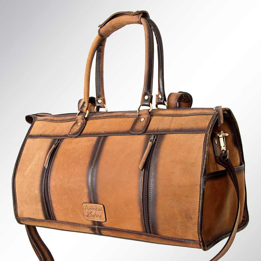 American Darling Women's Duffel Bag Western Hair On Genuine Leather Handbag and Ladies Purse