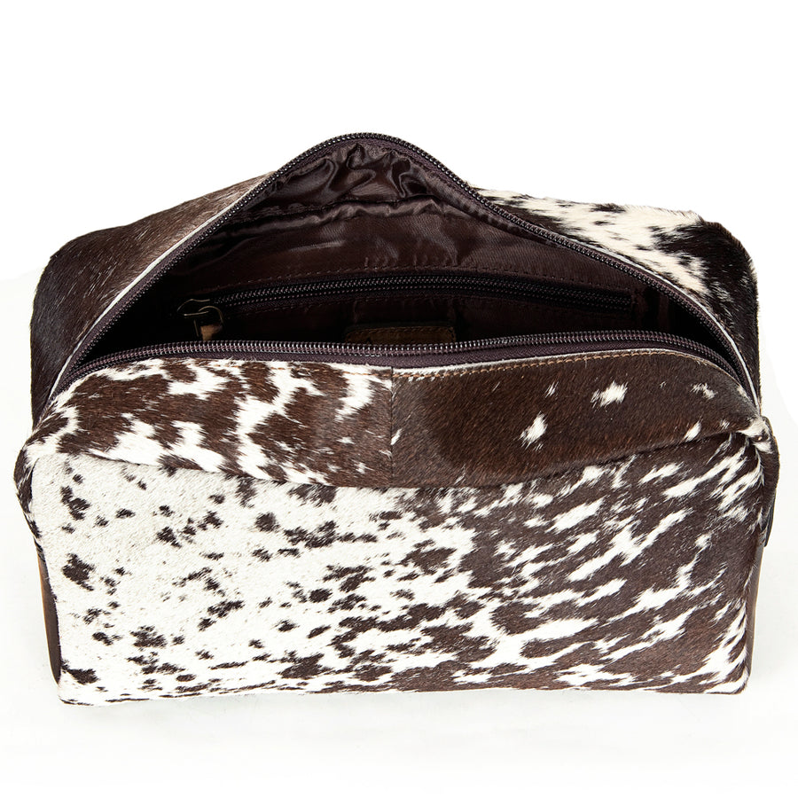 American Darling Toiletry Hair on Genuine Leather Western Women Bag | Handbag Purse for Cute
