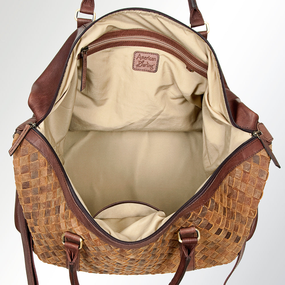 American Darling Duffel Full Grain Genuine Leather Western Women Bag | Handbag Purse Crossbody for Cute