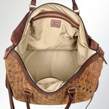 American Darling Duffel Full Grain Genuine Leather Western Women Bag | Handbag Purse Crossbody for Cute