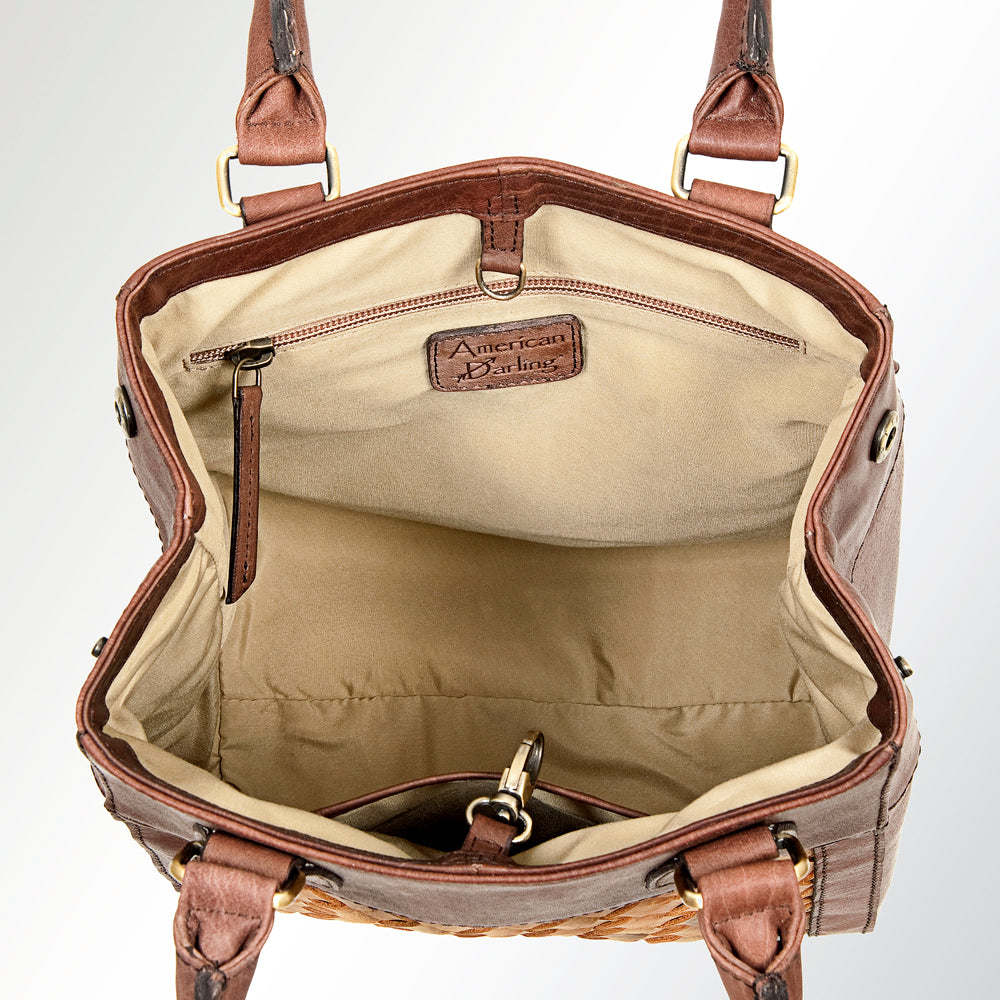 American Darling Tote Full Grain Genuine Leather Western Women Bag Handbag Purse | Travel Bags College Casual