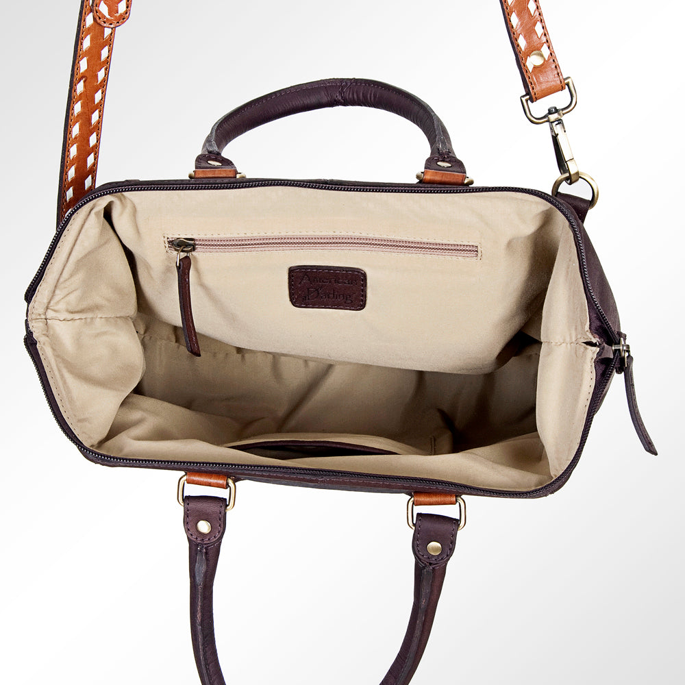 American Darling Tote Hand Tooled Genuine Leather Western Women Bag Handbag Purse | Travel Bags College Casual