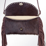 American Darling Wallet Hand Tooled Hair on Genuine Leather Western Women Bag | Handbag Purse Wristlet Travel Clutch