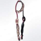 AMERICAN DARLING Western Horse One Ear Headstall Breast Collar Set Leather