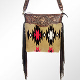 American Darling Cross Body Hand Tooled Saddle Blanket Genuine Leather Western Women Bag Handbag Purse | Crossbody for Cute