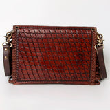 American Darling Envelope Hand Tooled Genuine Leather Women Bag Western Handbag Purse |