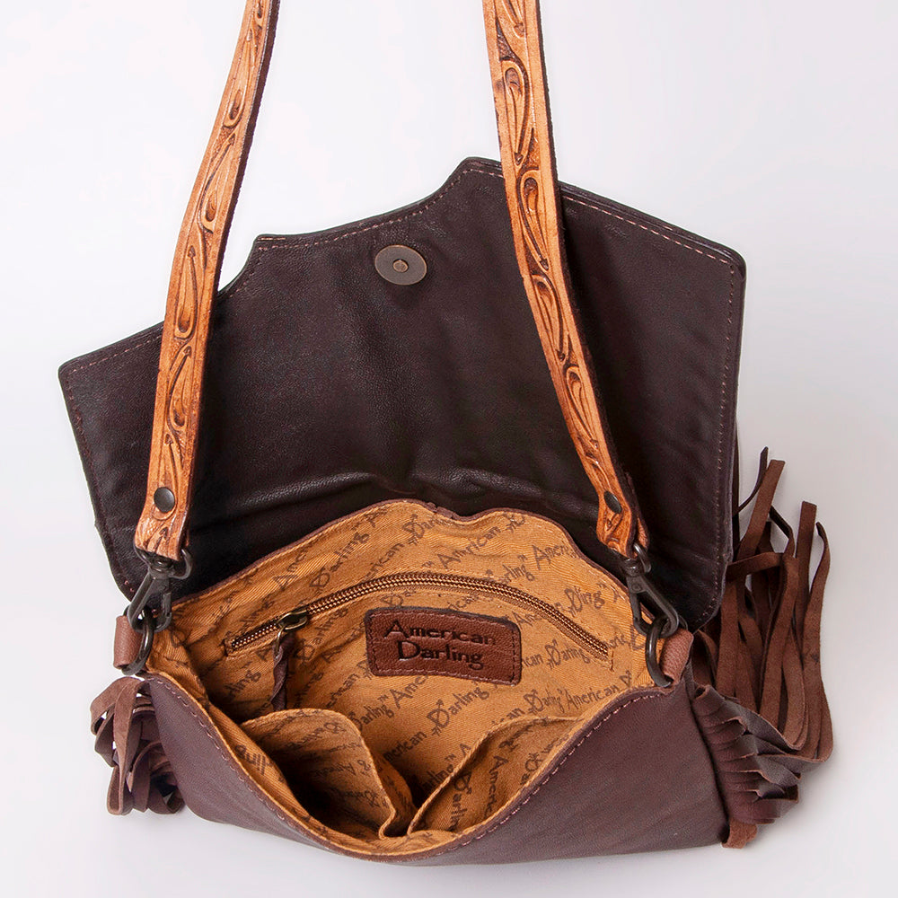 American Darling Cross Body Hand Tooled Genuine Leather Western Women Bag | Handbag Purse Crossbody for Cute