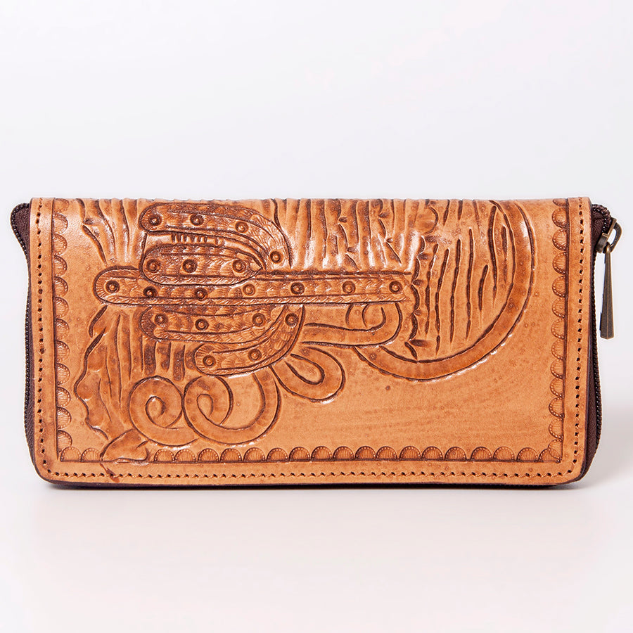 American Darling Wallet Hand Tooled Genuine Leather Women Bag Western Handbag Purse | Womens Handbags |Leather for Summer