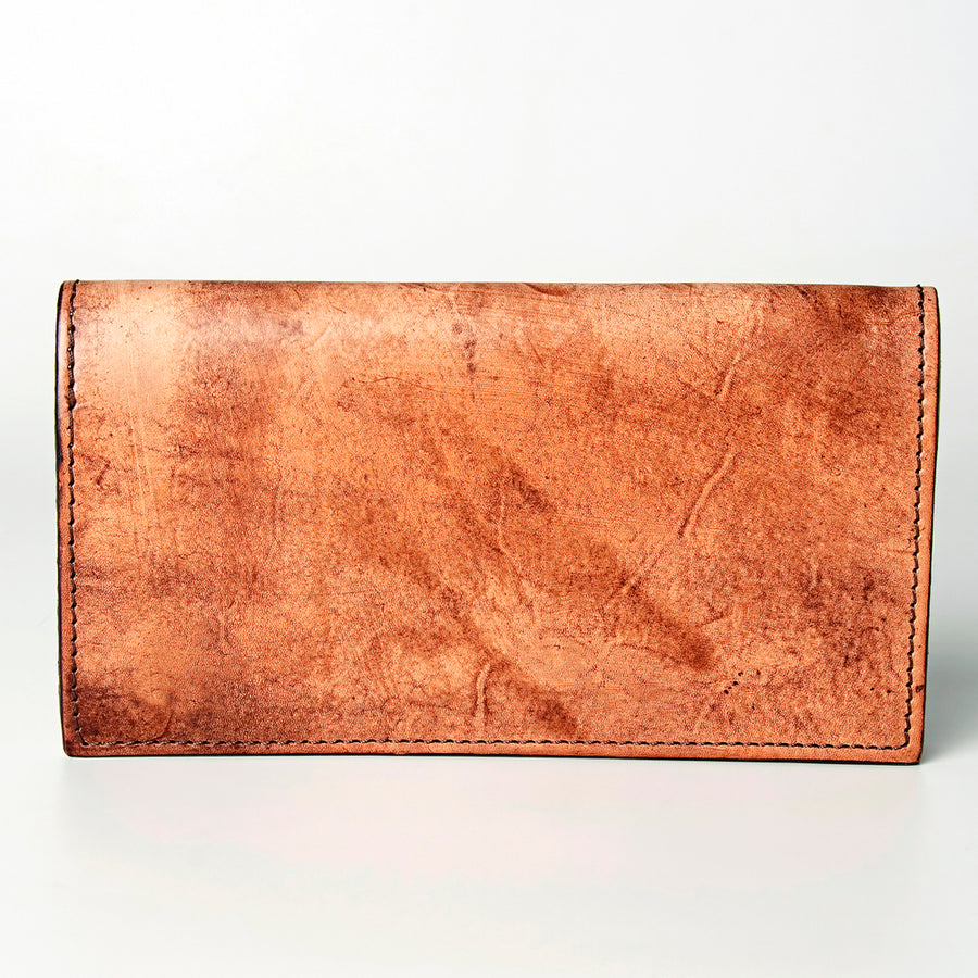 Ameran Darling Women's Wallet Western Hand Tooled Genuine Leather Handbag and Ladies Purse