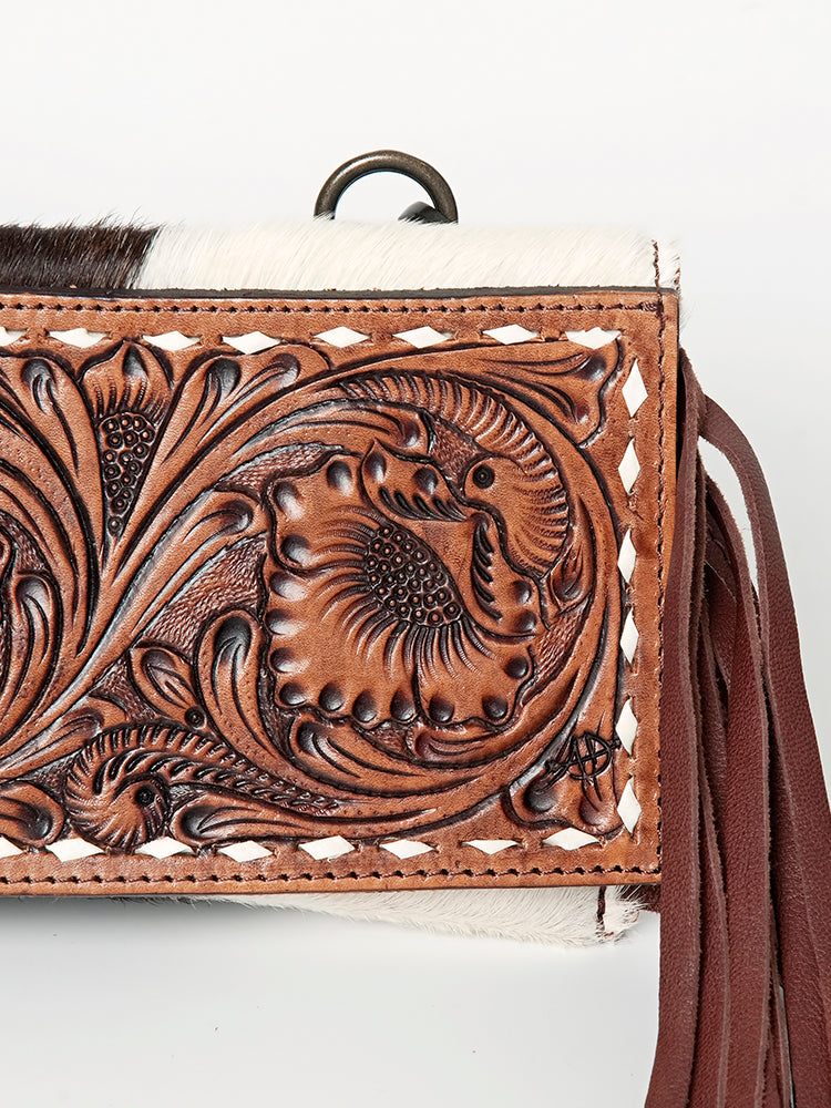 American Darling Wallet Hand Tooled Genuine Leather Women Bag Western Handbag Purse | Womens Handbags |Leather for Summer