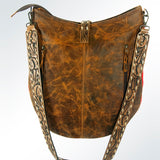 American Darling Tote Saddle Blanket Genuine Leather Western Women Bag Handbag Purse | Travel Bags College Casual