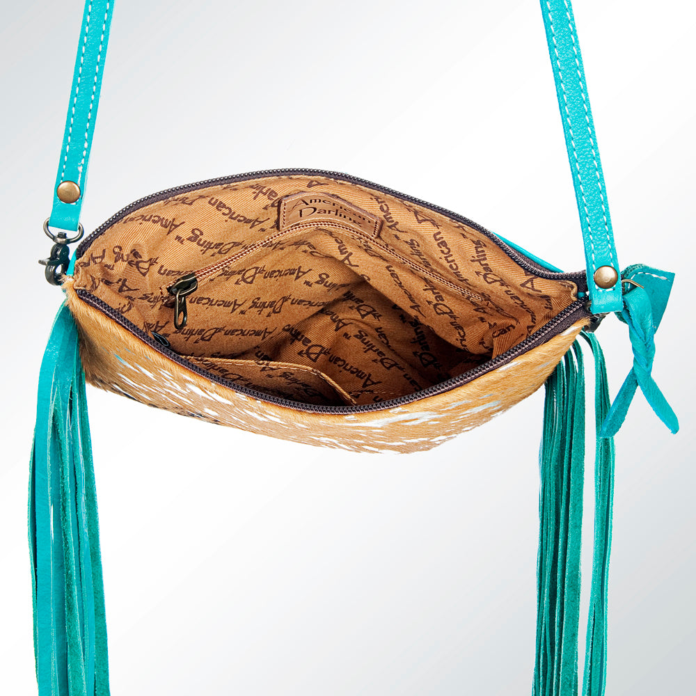 American Darling Small Crossbody Genuine Leather women bag western handbag purse