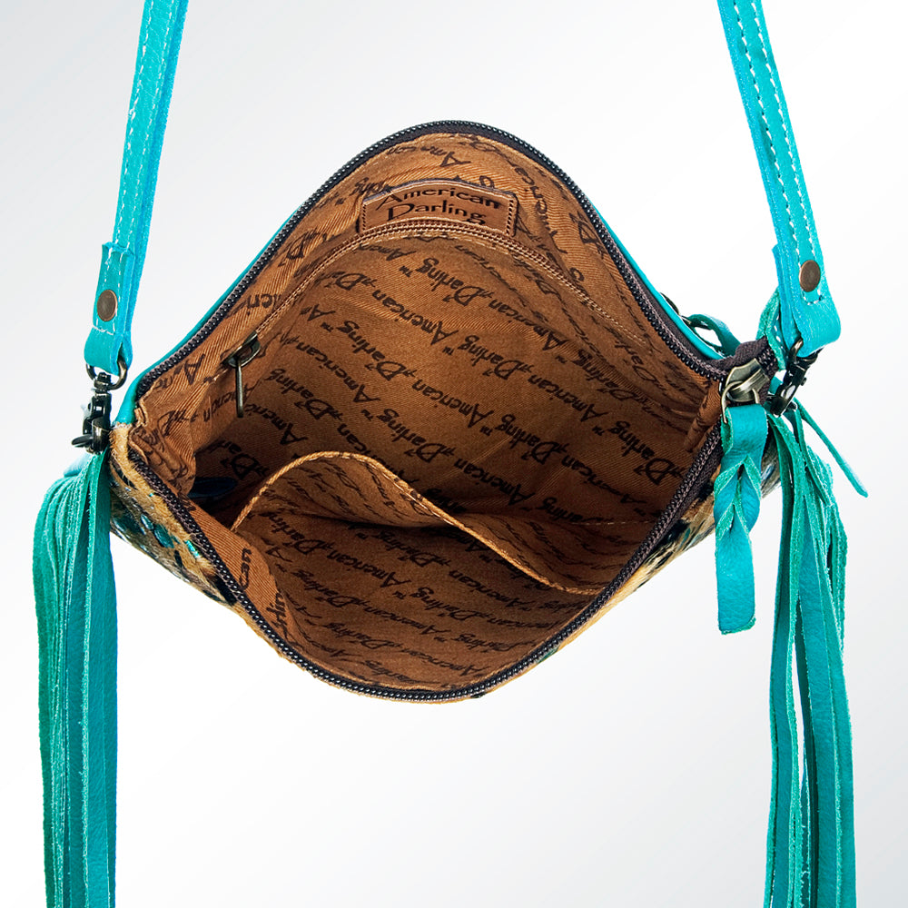 American Darling Small Crossbody Genuine Leather women bag western handbag purse