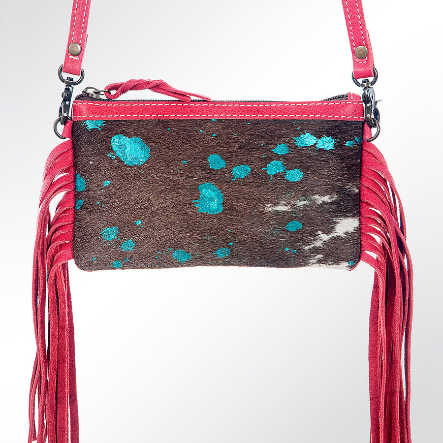 American Darling Small Crossbody Hair On Genuine Leather Western Women Bag Handbag Purse | for Cute