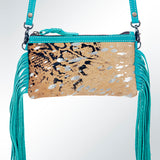 American Darling Small Crossbody Hair On Genuine Leather Western Women Bag Handbag Purse | for Cute