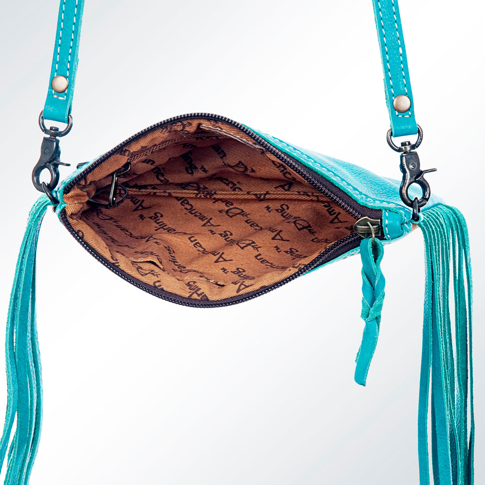 American Darling Small Crossbody Hair On Genuine Leather Western Women Bag Handbag Purse | for Cute