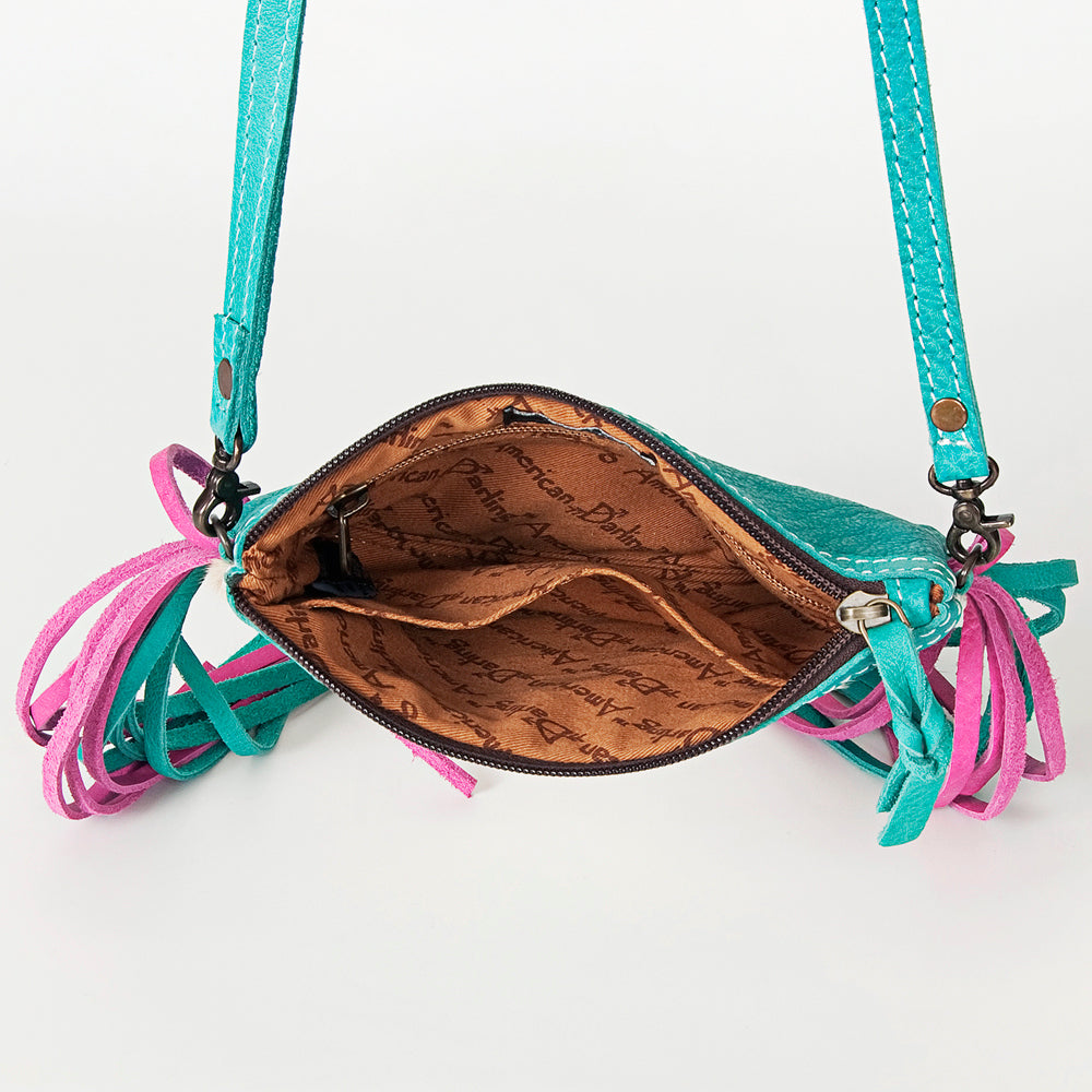 American Darling Small Crossbody Hair On Genuine Leather Western Women Bag Handbag Purse | for Cute