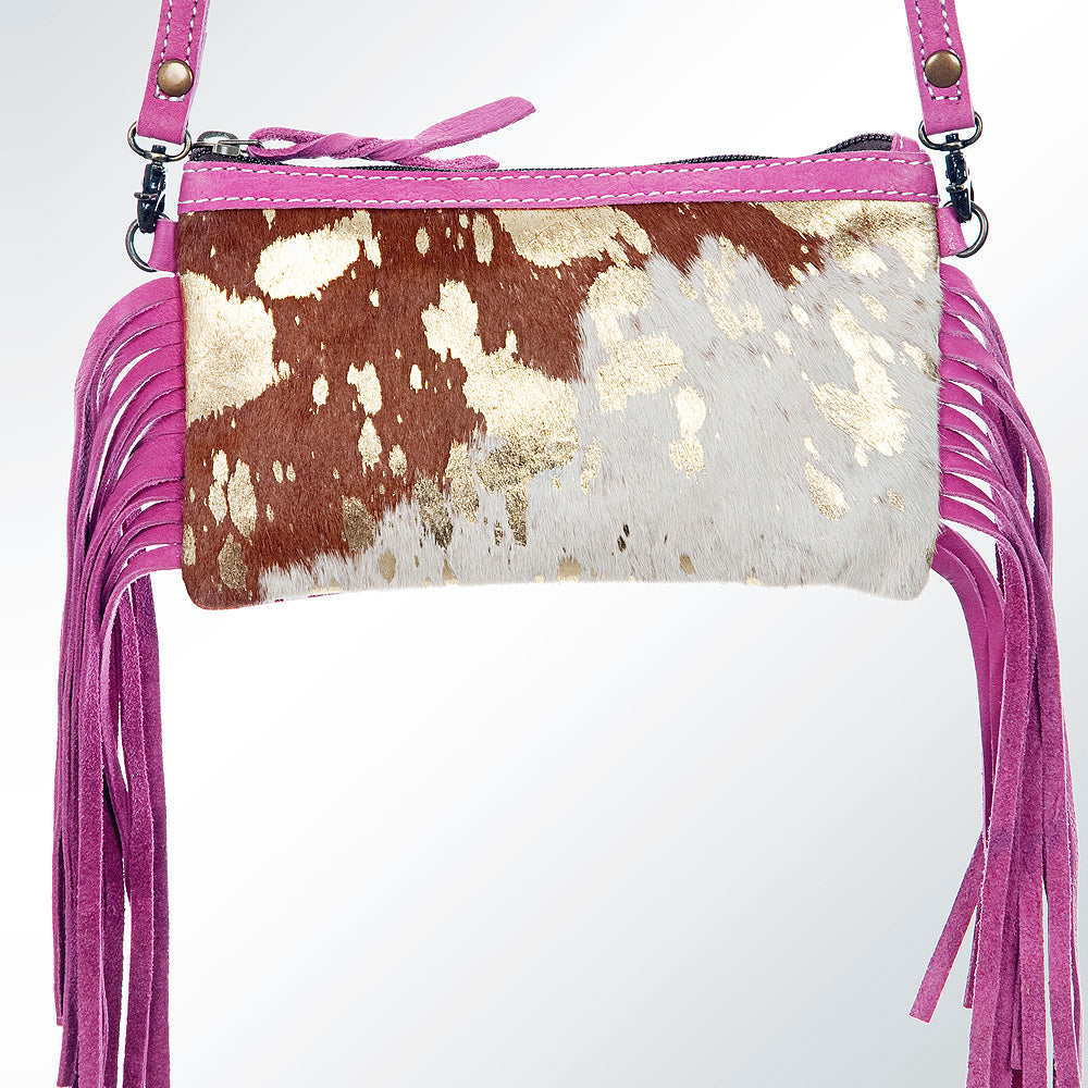 American Darling Small Crossbody Hair On Genuine Leather Western Women Bag Handbag Purse | for Cute