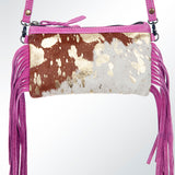 American Darling Small Crossbody Hair On Genuine Leather Western Women Bag Handbag Purse | for Cute