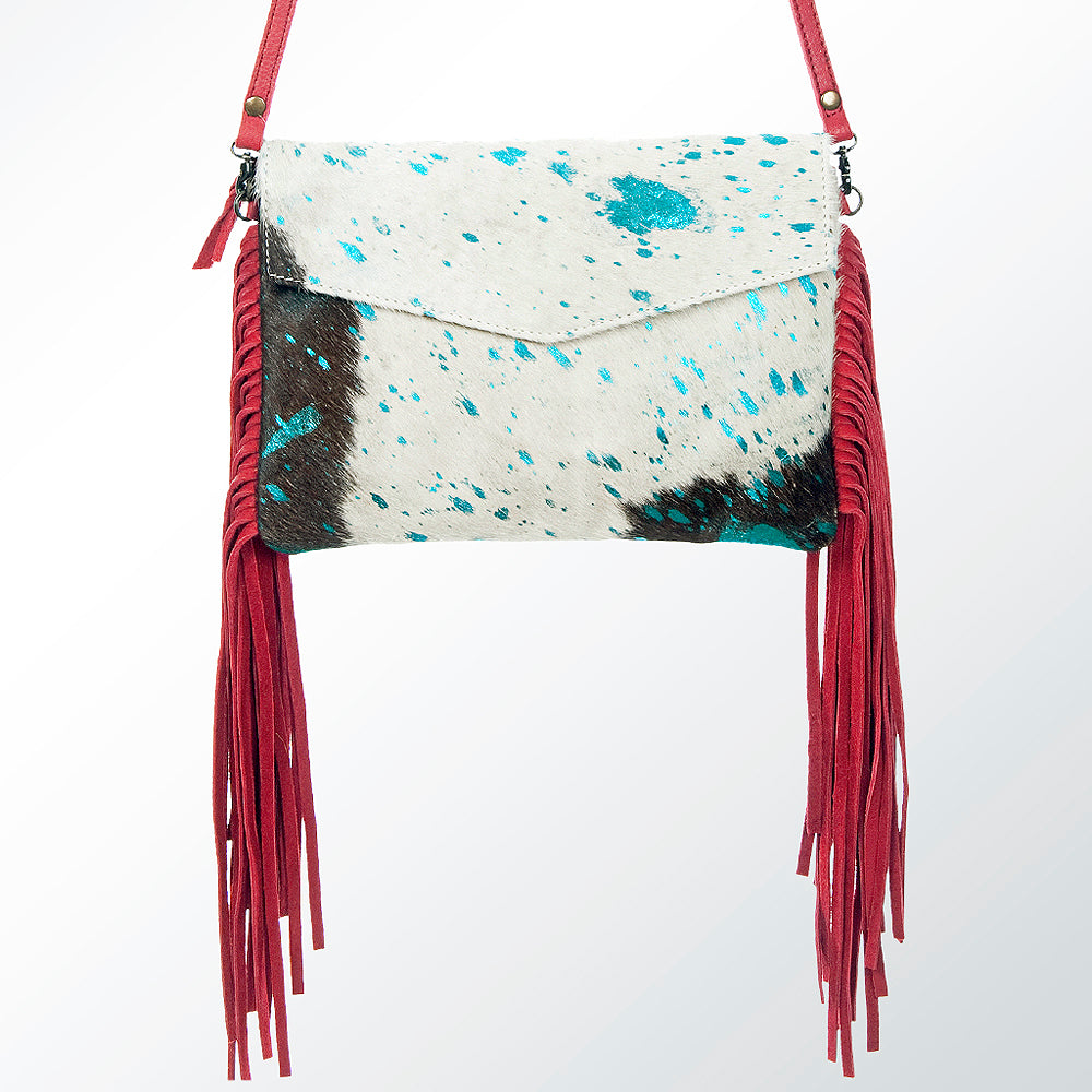 American Darling Envelope Hair on Genuine Leather Western Women Bag Handbag Purse | for Cute