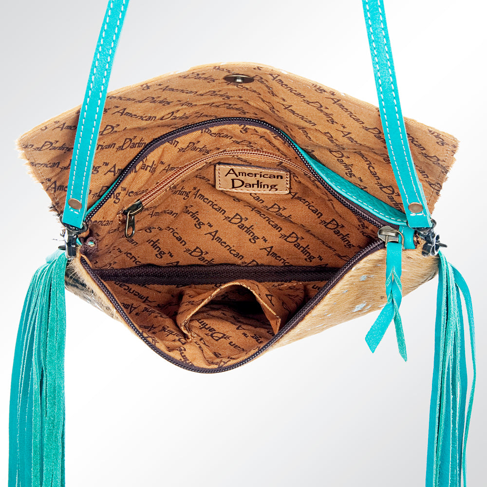 American Darling Envelope Hair on Genuine Leather Western Women Bag Handbag Purse | for Cute