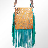 American Darling ADBGS192B Messenger Hair On Genuine Leather Women Bag Western Handbag Purse