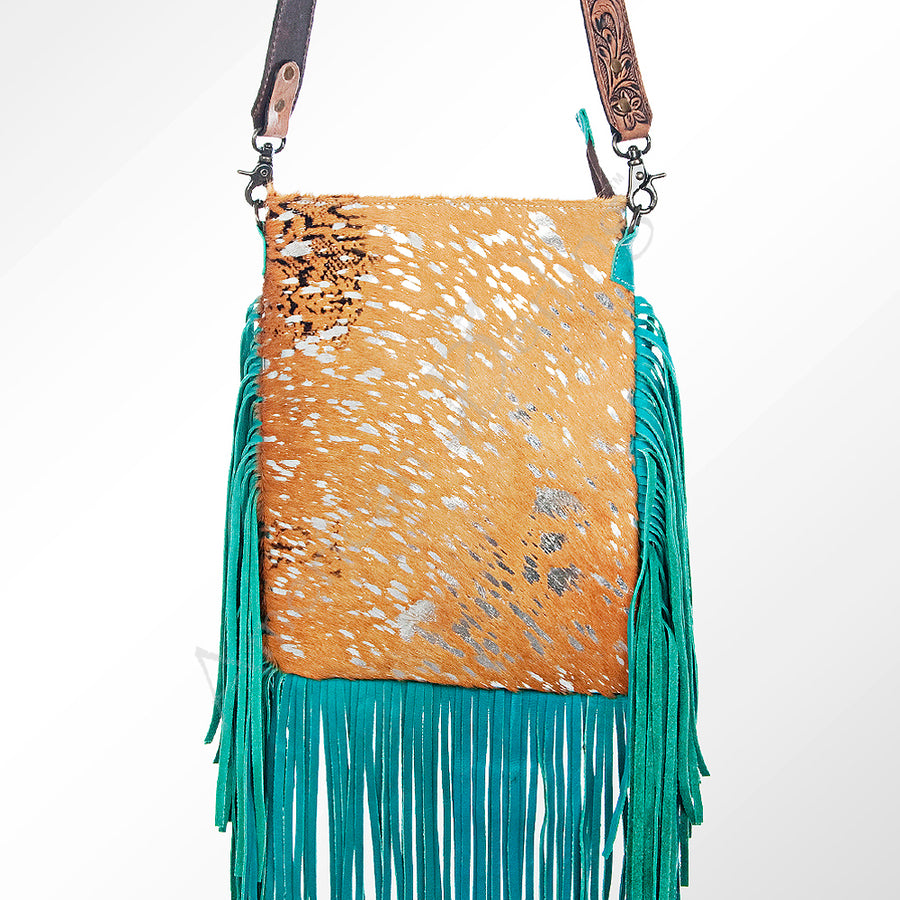 American Darling Large Crossbody Hair On Genuine Leather Western Women Bag Handbag Purse | Cute - Uhorse