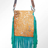 American Darling ADBGS192B Messenger Hair On Genuine Leather Women Bag Western Handbag Purse