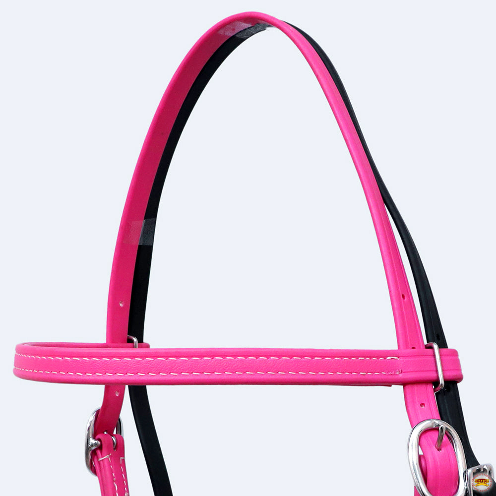 HILASON Western Horse Biothane Leather Headstall & Breast Collar Set