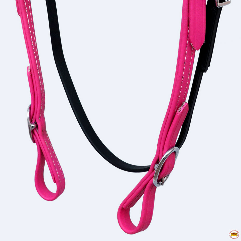 HILASON Western Horse Biothane Leather Headstall & Breast Collar Set