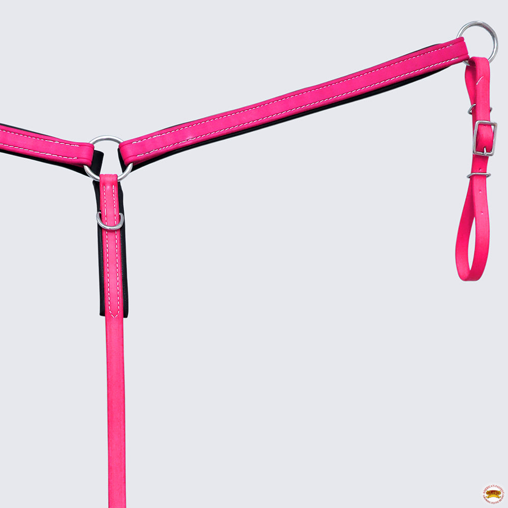 HILASON Western Horse Biothane Leather Headstall & Breast Collar Set
