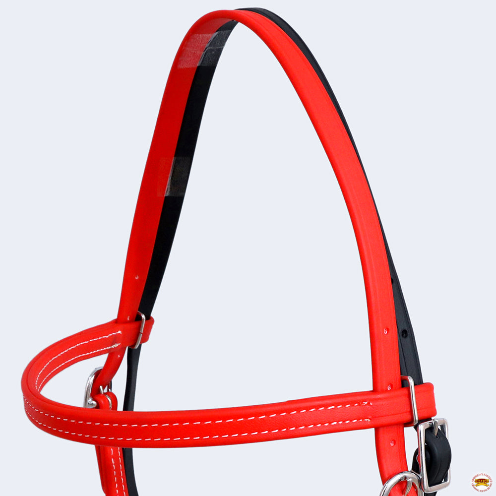 HILASON Western Horse Biothane Leather Headstall & Breast Collar Set