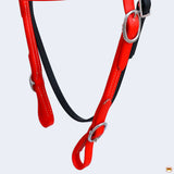 HILASON Western Horse Biothane Leather Headstall & Breast Collar Set