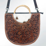 American Darling Cross Body Hand Tooled Full Grain Genuine Leather Western Women Bag Handbag Purse | Crossbody for Cute